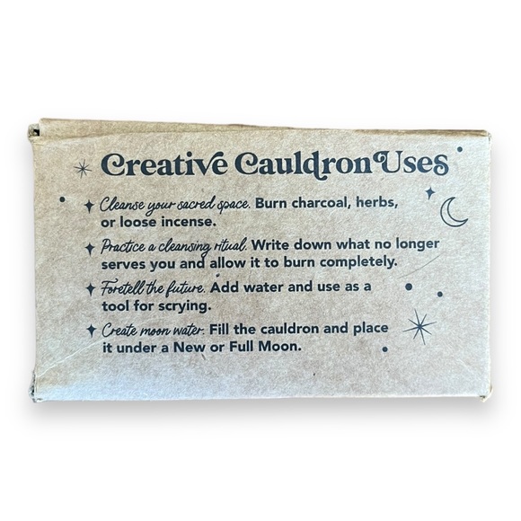 Goddess Provisions Mystic Cauldron Black and White Enamel Iron Fun Print - Picture 14 of 16